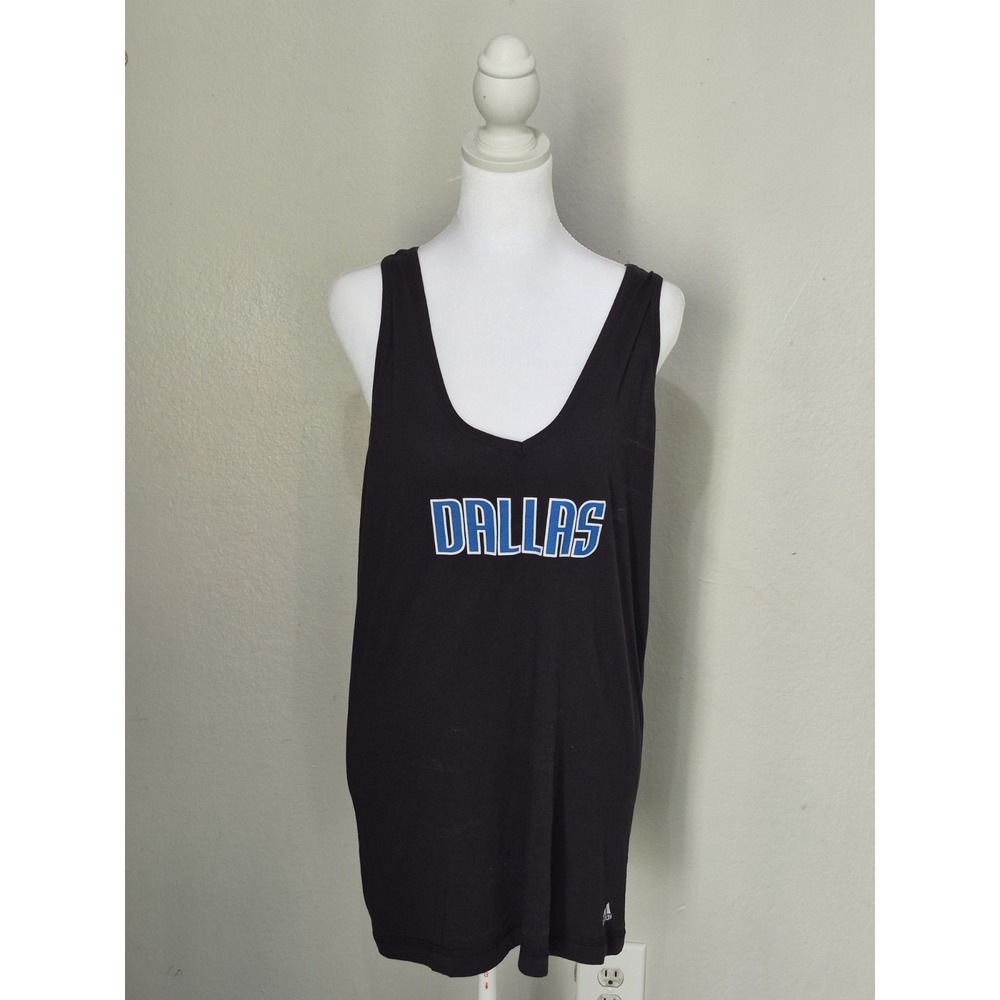 Adidas Dallas Mavericks Tank Top Women's  Black‎ Sz XL Athletic Workout Outdoors